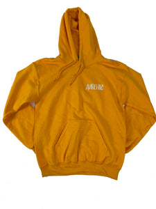 Yellow Embroidered Hoodie