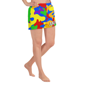 Colorful Camo Women's Shorts