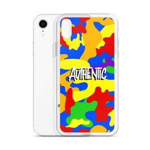 Colorful Camo iPhone Case